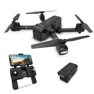 myshop15 משחקים Deerc DE25 Foldable RC Drone with 1080P HD Camera Brushless RC FPV Quadcopter